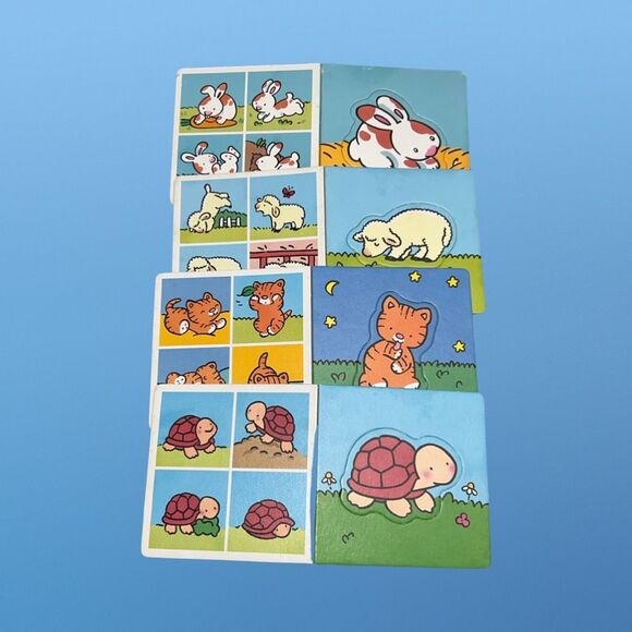 Vintage Ravensburger  “Which Animal Match” Game Ages 1 1/2 and Up - Picture 4 of 6